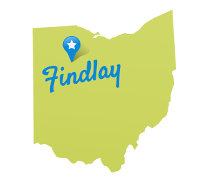 Map of Findlay, Ohio