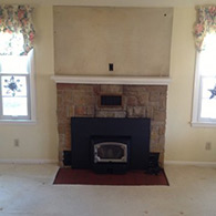 Fireplace, Picture Before Installation