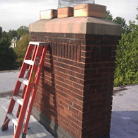 Before Copper Chimney Cap installation