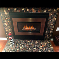 Gas fireplace insert