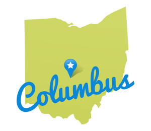 Map of Columbus, Ohio