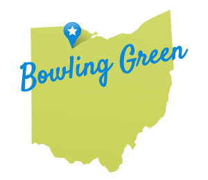 Map of Bowling Green, Ohio